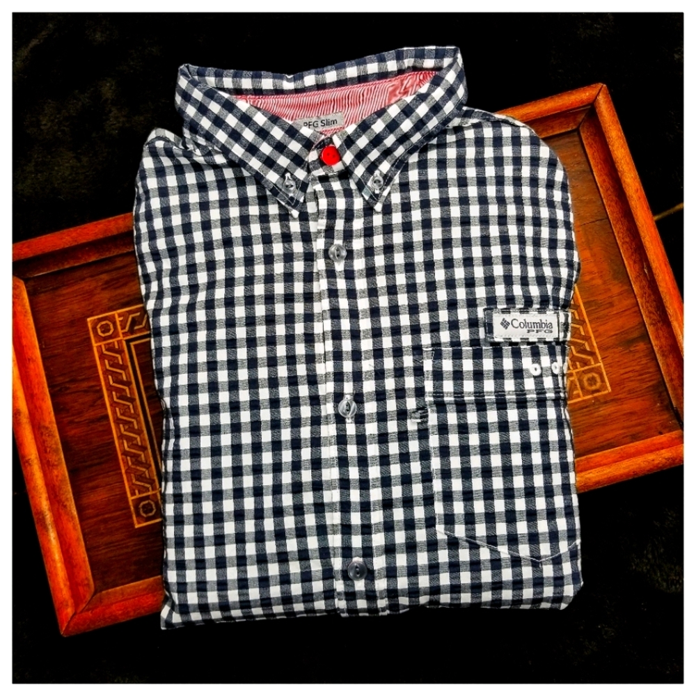 Columbia PFG Slim Fit Button Down